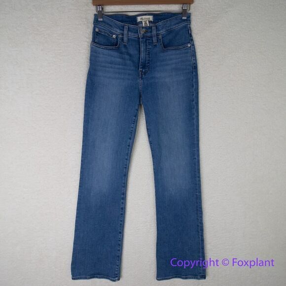 New! Madewell Kick Out Full-Length Jeans in‎ merrigan wash, size 27 - Picture 3 of 16